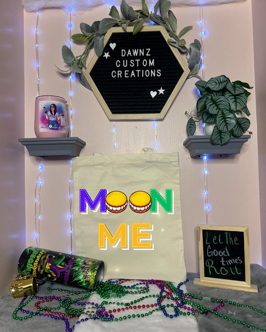 Madi Gras Tote, "Moon Me"