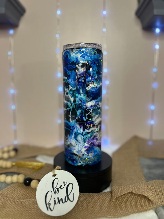 Blue, Glow in the dark, 20oz Tumbler